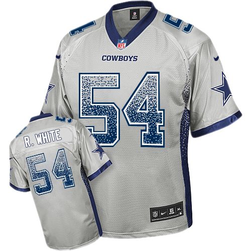 Men's Limited Randy White Nike Jersey Grey - #54 Drift Fashion NFL Dallas Cowboys